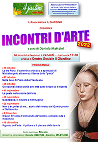 LOCANDINA incontri darte Matteini